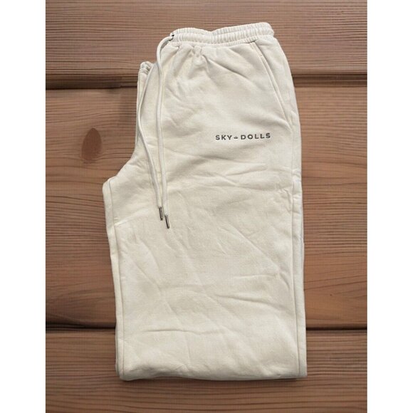 Women's White Track Pants - Picture 2 of 10